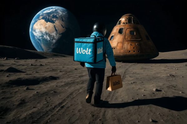 Moon deliver courier Wolt